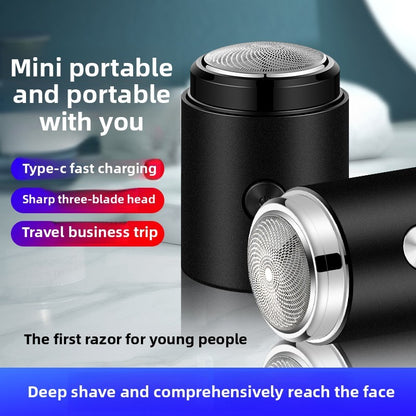 Men's shaver USB charging wireless stainless steel blade ultra long standby portable shaver waterproof travel shaver