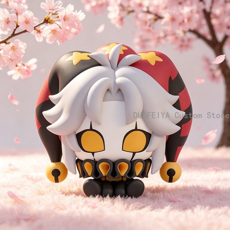 7CM Anime ?The Freak Circus Pierrot?  PVC Figures Model Figurine Sitting Position Model Desk Display Standing Ornament Fans Gift