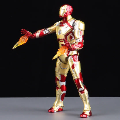 ZD Toys Homem de Ferro Série Articulado MK1 MK2 MK3 MK4 MK5 MK6 MK7 MK42 MK43 MK50 Boneco de Ação do Filme 7 Polegadas Bonecas Mark