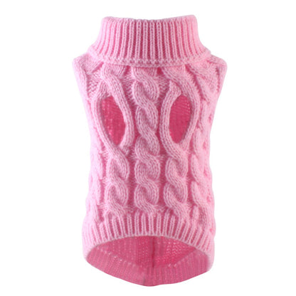Suéter Clássico Liso para Cães Filhotes de Chihuahua, para Cães Pequenos, Roupa Quente de Inverno para Animais de Estimação, Pulôveres para Yorkshire Schnauzer Disfraz de Perro