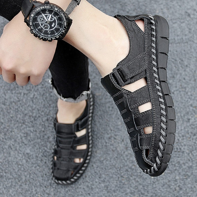 Handmade men's shoes handmade leather men shoes casual loafers slip onzipper split leather shoes men flats hot sale moccasins