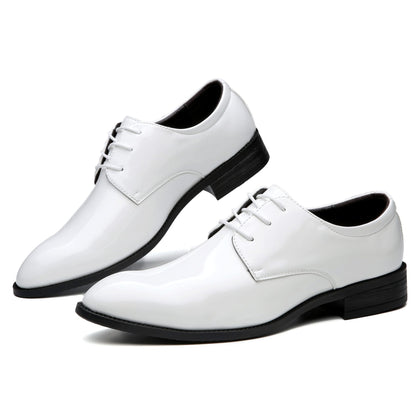 Men's Business Shoes Casual Pointed Toe Slip-On Shoes Tuxedo Fashion Wedding Party Men's Shoes