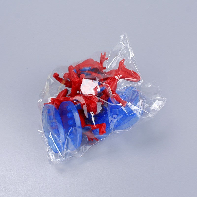 Marvel Homem-Aranha 7 peças/Conjunto de Bonecos de Ação Colecionáveis Anime Vingadores Homens-Aranha Decoração de Bolo Brinquedos para Crianças Presentes 8-10cm