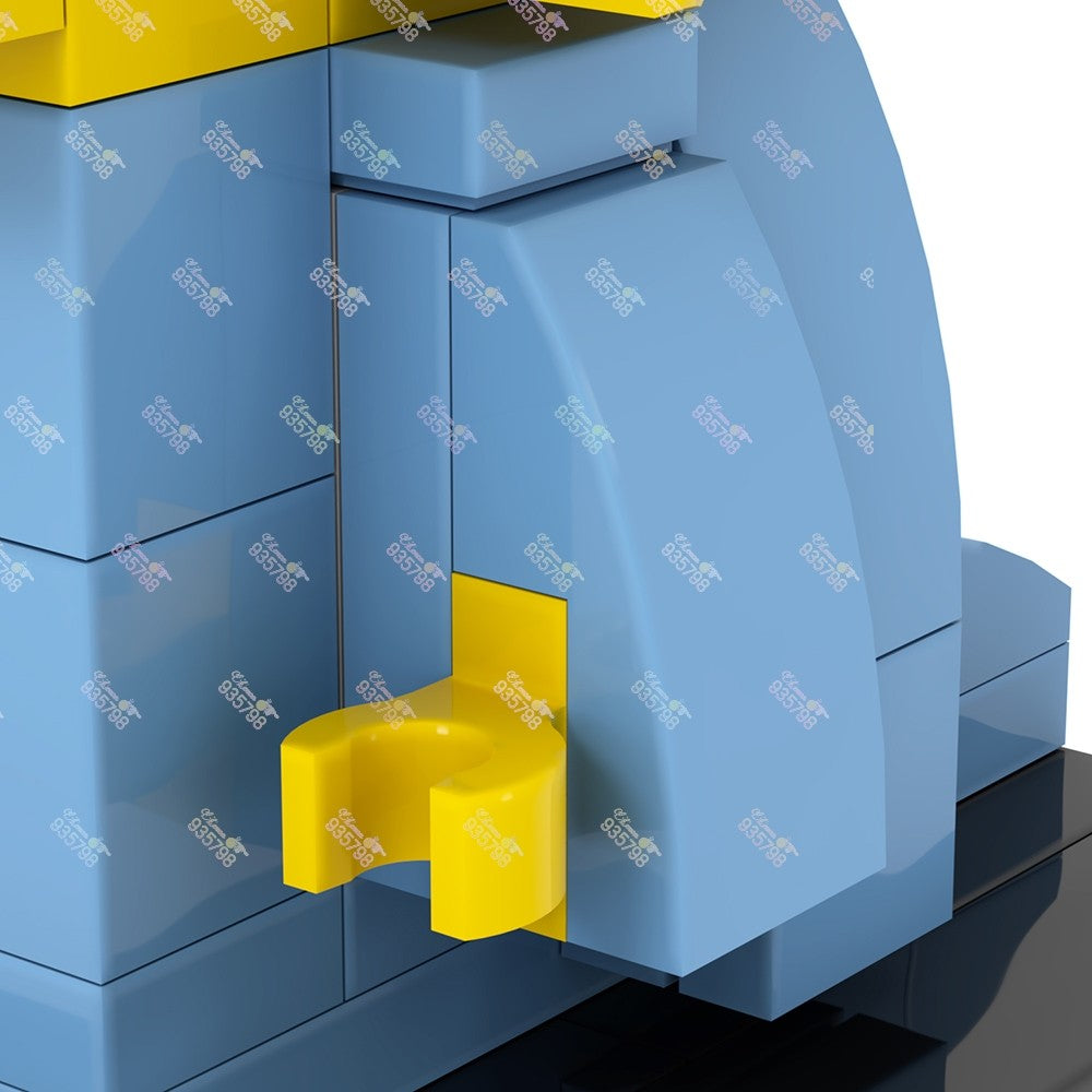 MOC Animação Série Bonecos para Montar Brickheadzed Marge Bart Maggie Homer Brinquedo DIY Modelo de Personagem Montar Tijolo Presente Infantil