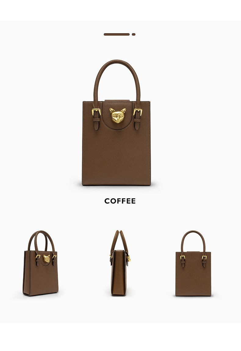 BAFELLI 2025 NEW WOMEN'S HANDBAG CAT LUXURY BRAND DESIGNER ORIGINAL STYLE TRENDING SHOULDER CASUAL BAGS MINI TOTE CROSSBODY