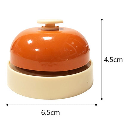 Brinquedo Musical Sino de Metal Bebê com Estímulo Auditivo Colorido, Campainha de Mesa, Campainha de Chamada para Jogos, Chamada de Animais de Estimação, Auxílio para Crianças