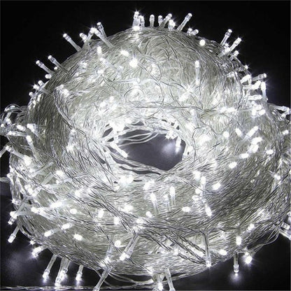 Outdoor LED String Lights Garland 110/220V 10-100M Waterproof Fairy Light Christmas Wedding Party Holiday Gardening Decoration