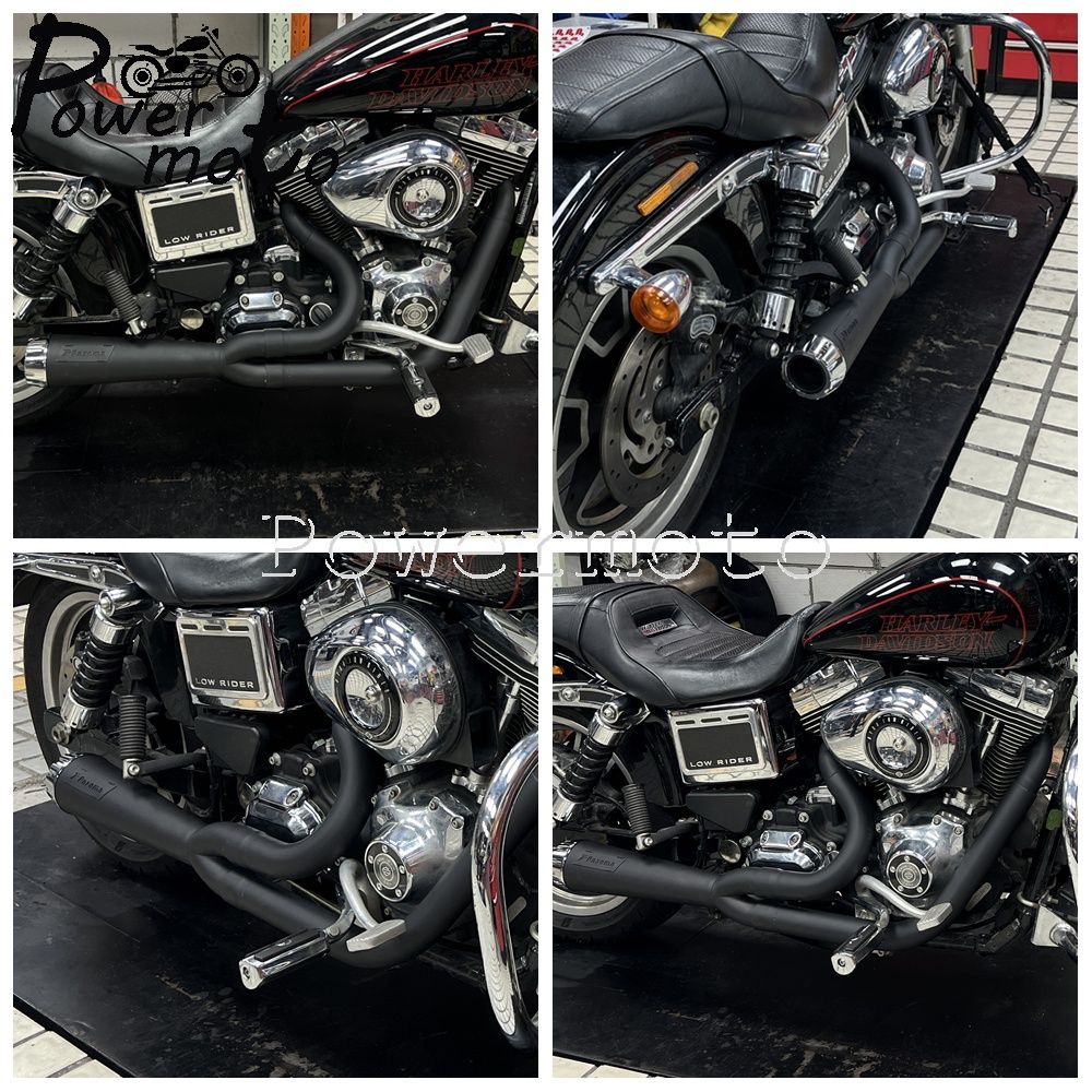 2-into-1 Full Systems Exhaust Motorcycle Complete Muffler For Harley  M8 Touring Road Glide CVO Street Electra Glide Road King