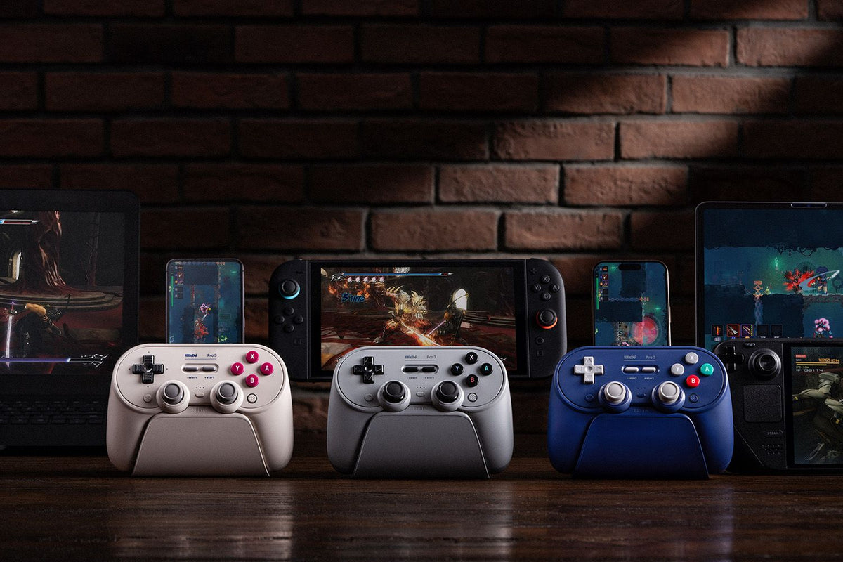 8BitDo Pro 3 Bluetooth Gamepad for Switch 1/2, Windows, Apple, Steam Special Edition Wireless Game Controller with TMR Joysticks