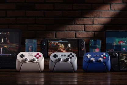 8BitDo Pro 3 Bluetooth Gamepad for Switch 1/2, Windows, Apple, Steam Special Edition Wireless Game Controller with TMR Joysticks