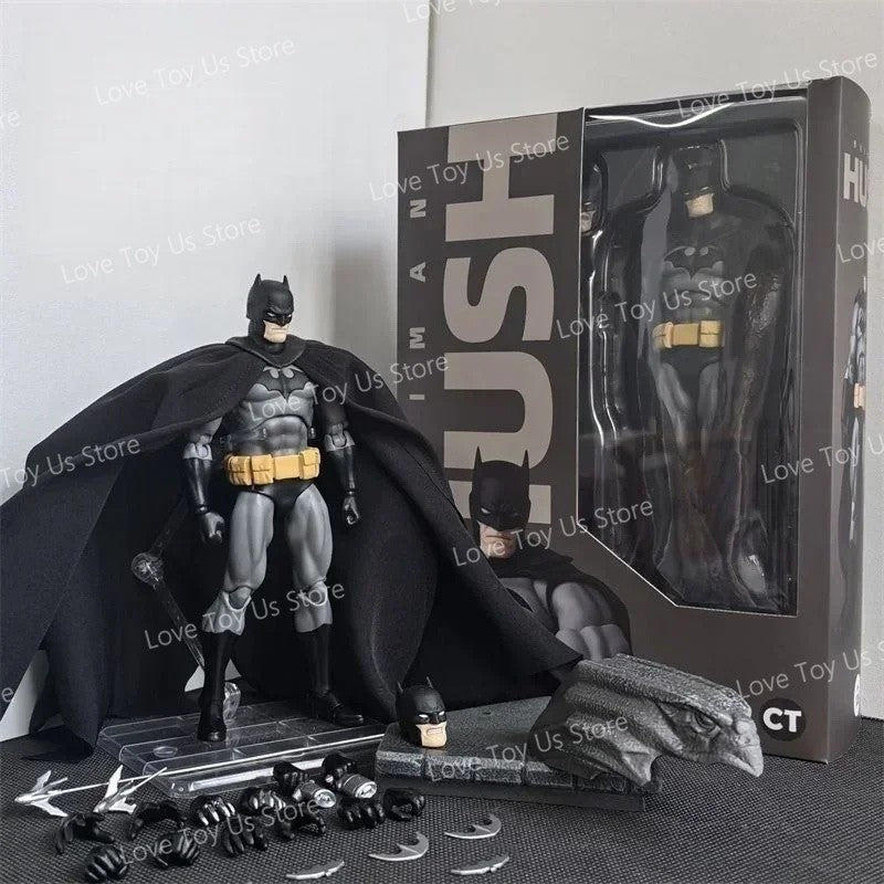 Boneco Batman CT Toys Original Batman Mafex 126 Figura de Ação DC Liga da Justiça Hush O Cavaleiro das Trevas Coleção Brinquedo Infantil