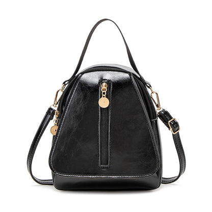 Fashion Women Mini Backpack Solid Color Soft Pu Small Backpacks Female Casual Outdoor Travel Rucksack School Baskpack for Girls