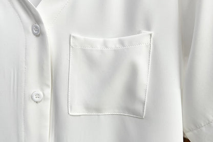 Plus Size Women's Summer New Style Lace Sleeve V-Neck Short Sleeve Shirt Fresh And Elegant Fashionable Blouse Polyester Fabric