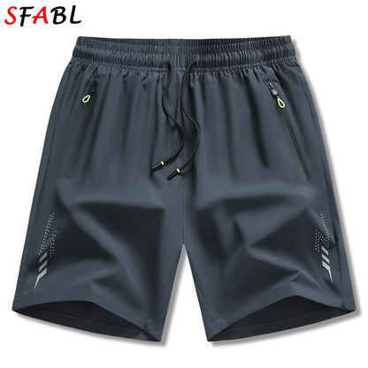New Summer Casual Men's Shorts Quick-drying Elastic Running Gym Fitness Shorts Men Beach Short Pants Male Breathable Boardshorts