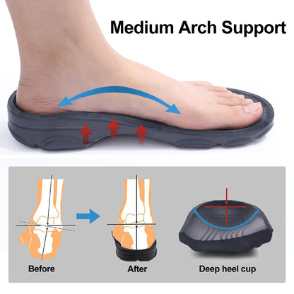LItfun Adjustable Garden Clogs Breathable Cozy Home Shoes Men Clogs Sandals Arch Support Sandals For Men Classic Clogs Slippers