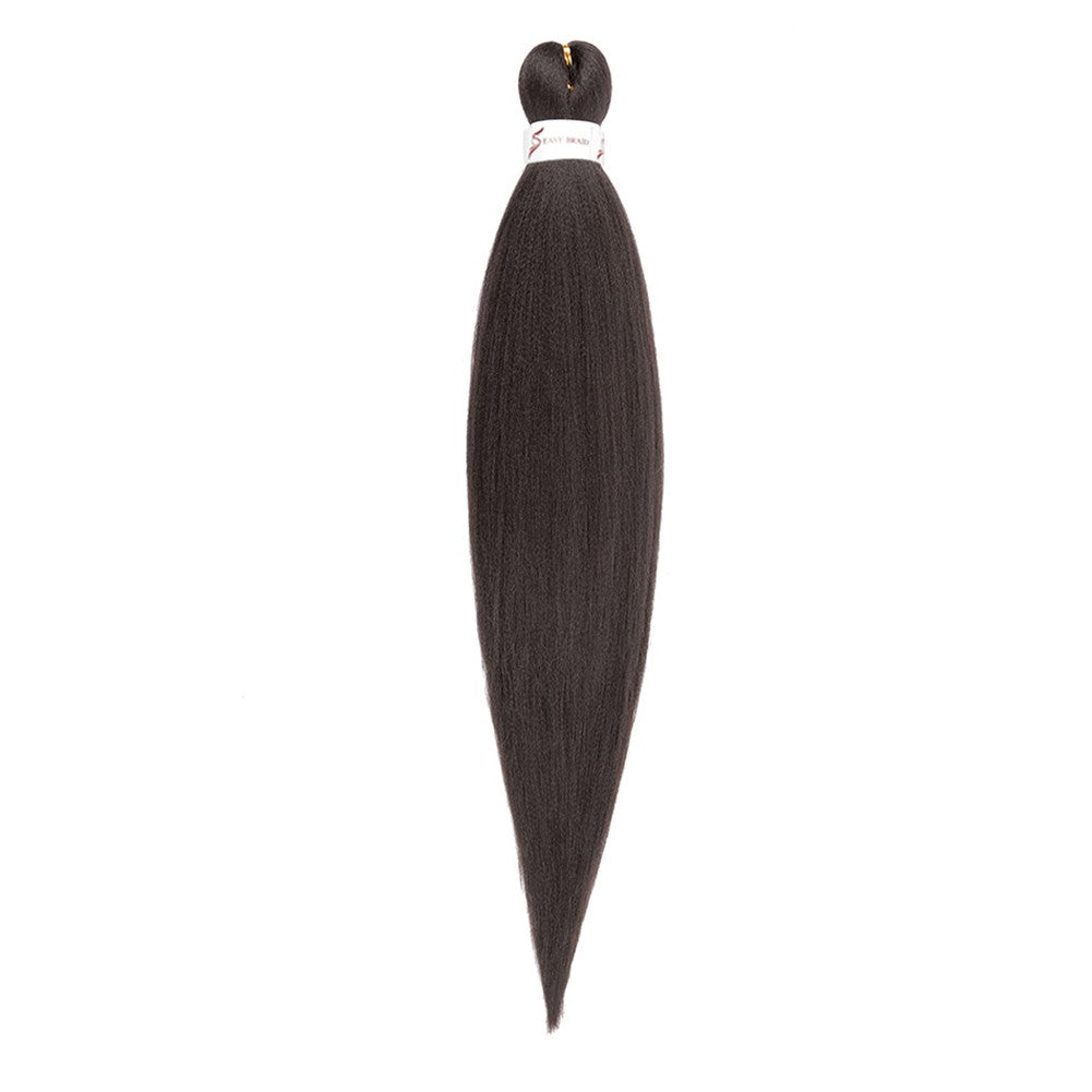 Cabelo Sintético Trançado Pré-esticado Profissional Sem Coceira Fibra Que Sela Em Água Quente 30'' Ombre Textura Yaki Extensões de Cabelo para Trança
