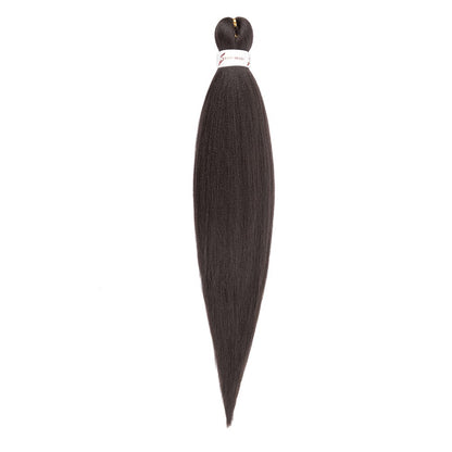 Cabelo Sintético Trançado Pré-esticado Profissional Sem Coceira Fibra Que Sela Em Água Quente 30'' Ombre Textura Yaki Extensões de Cabelo para Trança
