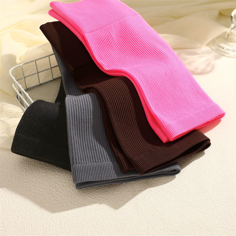 Women's High Waist Ribbed Striped Mini Skirt Tight Night Club Party Pencil Skirt Casual Short Skirt Sexy Solid Color Bodycon New