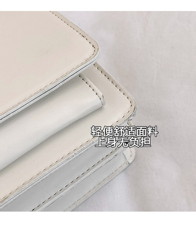 High quality women's bag crossbody bag large capacity texture single shoulder small square bag chain commuting phone bag