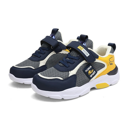 Children's Sports Shoes for Boys, Fashionable Mesh Breathable Casual Sports Shoes, Lightweight Running Shoes, Comfortable