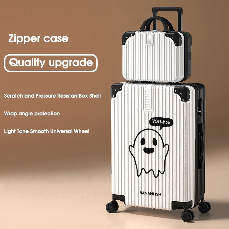 2025 New Suitcase ABS Durable Large Capacity Suitcase 20/22/24/26/28-inch Men's Carry-on Roller Suitcase Travel Check-in Case