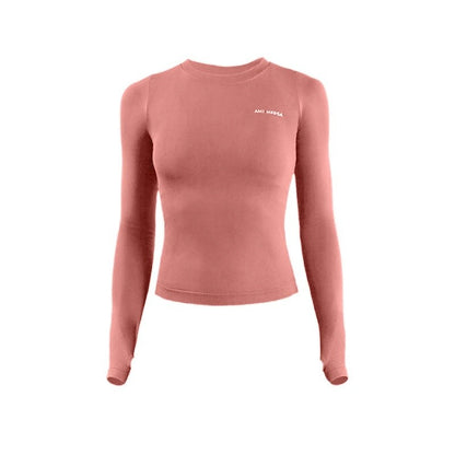 Fitness Tops Women Tight Sports Long Sleeve Yoga Clothing Running Training Clothes Gym Workout Shirt Comfortable Training Cloth