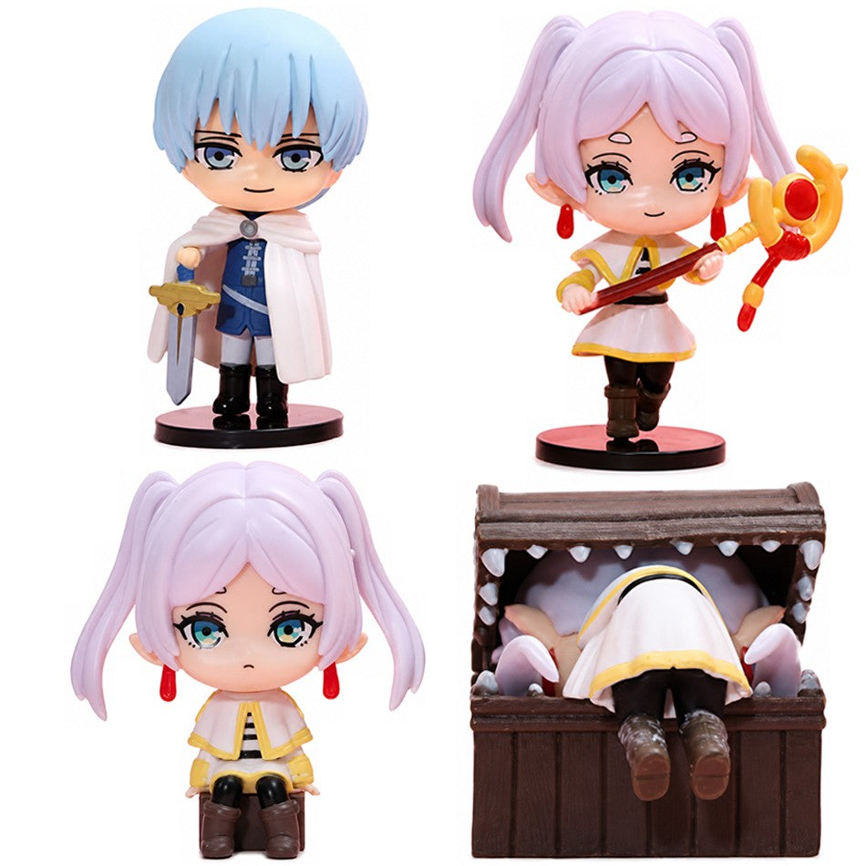 New Frieren: Beyond Journey's End 7.5cm Anime Figures Frieren Himmel Action Figure Cute Anime Figure Ornaments Collection