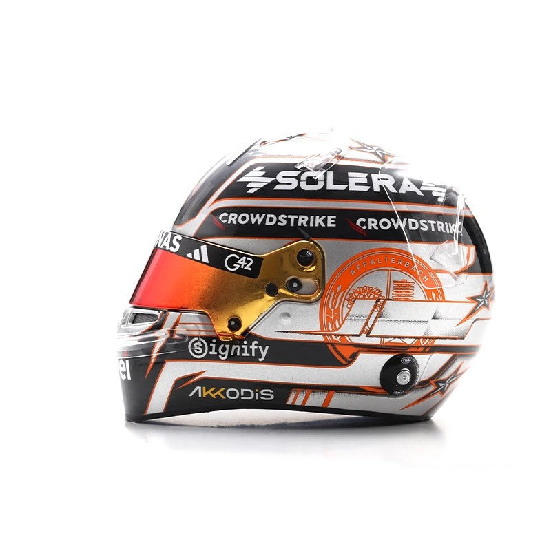 Novo estoque Spark 1:5 F1 2025 Série de Capacetes Norris Mcl39 Simulação Resina Modelo em Miniatura Brinquedos Personalizados Presente Coleção Ornamento