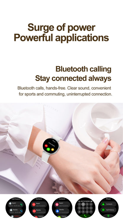 NEW Women Smartwatch 1.32inch AMOLED Screen ECG Sport Watch Blood Pressure Micro physical examination AI dial Health Smart Watch