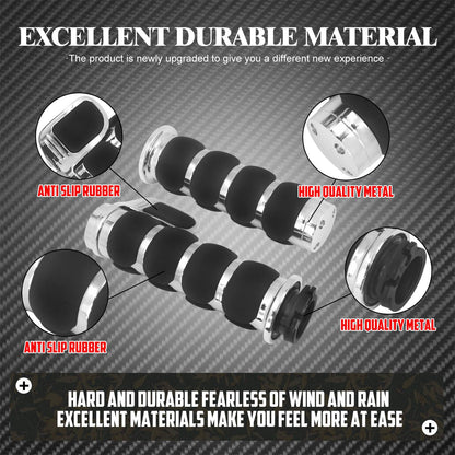 1" Motorcycle Hand Grips 25mm Handlebar Handle Bar For Harley Touring FLHR Softail Fat Boy Sportster XL 883 1200 Dyna For Honda