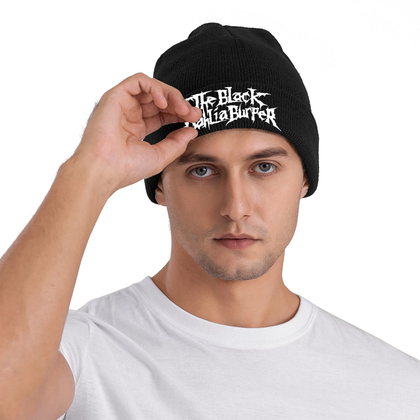 THE BLACK DAHLIA MURDER Gorros de Banda Chapéus de Tricô Masculino Feminino Y2K Legal Elástico Outono Bonés de Ginástica Design Toucas