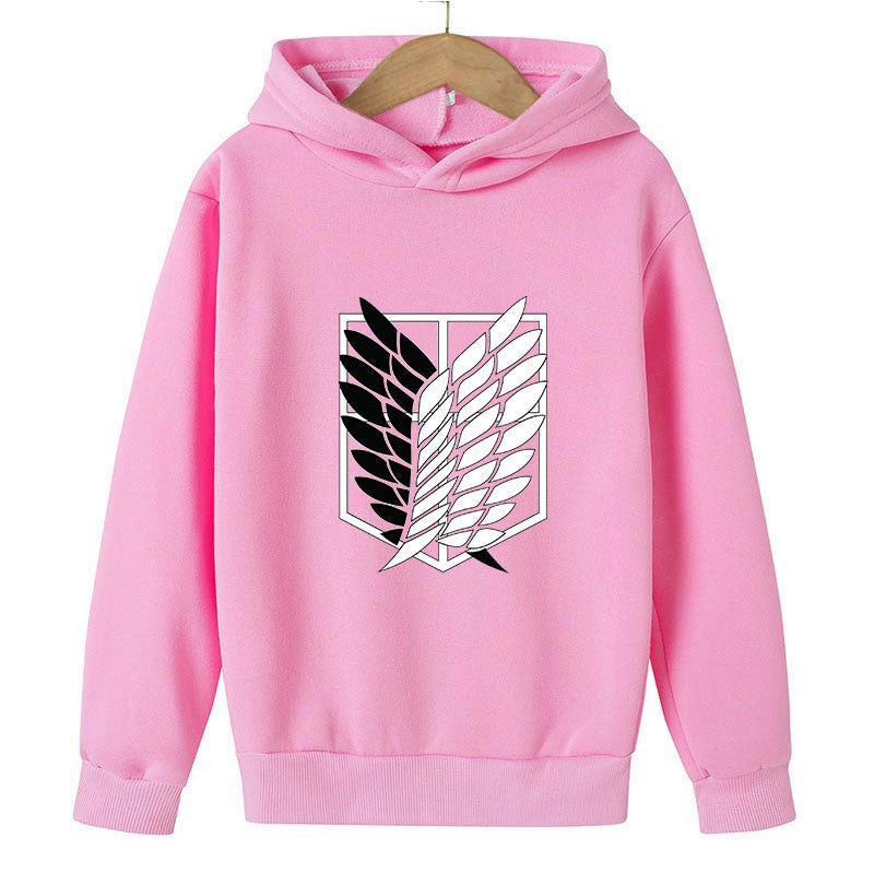 Autumn and winter attack giant sports Hoodies sweater attack Titan sweater Children's clothes street jacket Anime Sweatshirt