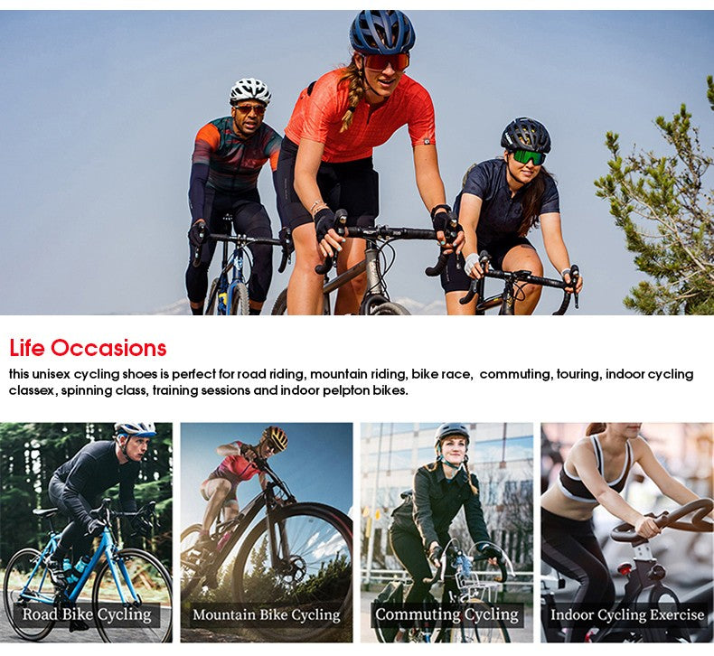 Cycling MTB Shoes with Clits Men Route Cleat Road Bike Speed Flat Sneaker Racing Women Bicycle Mountain Spd Biking Footwear