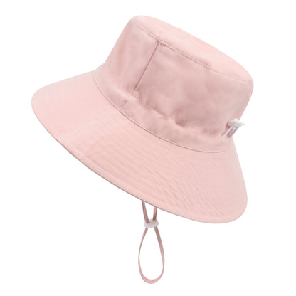 Summer big brim sun hat for child soft breathable basin cap for boys and girls outdoor bucket hat hat Fishing/Beach/Summer UV