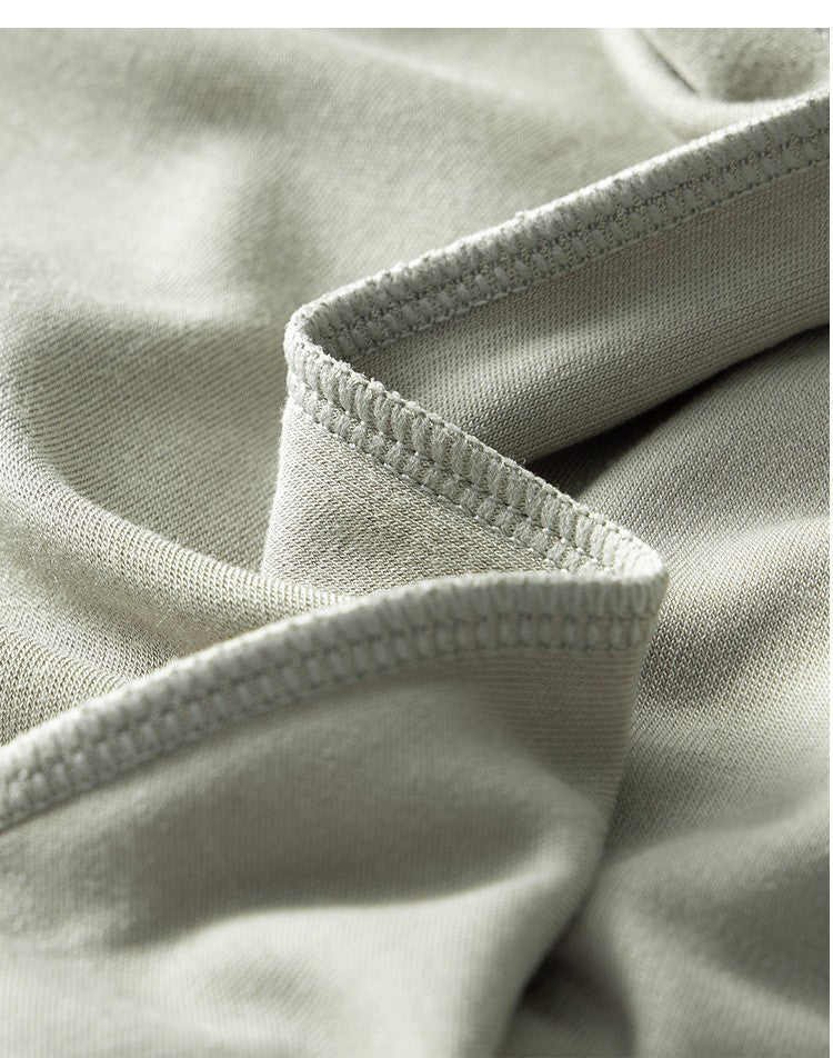 94% Modal 6% Spandex Summer Short Sleeve T-shirt Men Crew Neck Solid Color Casual Underwear Brand High Quality Mens Clothing New