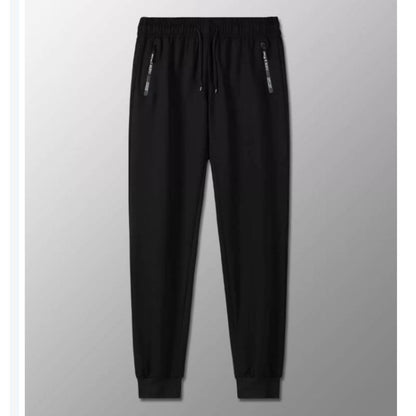 Calça casual masculina primavera e outono nova solta reta calça comprida calça jogger esportiva da moda
