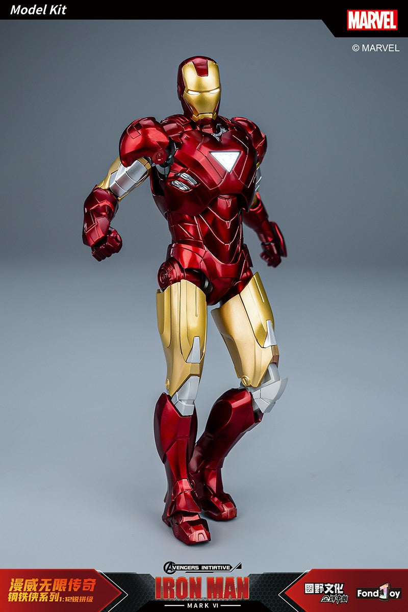 Fondjoy The Avengers Iron Man MK6 Joints Moveable Action Figures Toy 15cm ABS Material Model Toy Boy Birthday Gifts Hoilday Gift