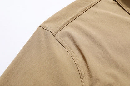 Spring Men Tactical Work Long Sleeve Shirt Man Outdoor Casual Multi Pocket Shirts Male Autumn Breathable Cargo Oversized Blouses