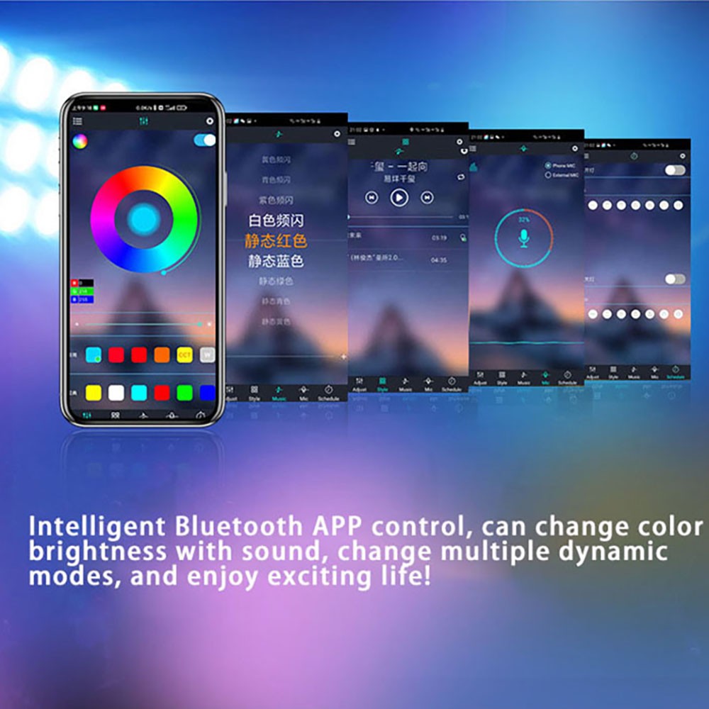 LED Strip Light Strip 5V USB RGB 5050 Light Strip Bluetooth APP Control Suitable For Bedroom And Children's Room Decoration