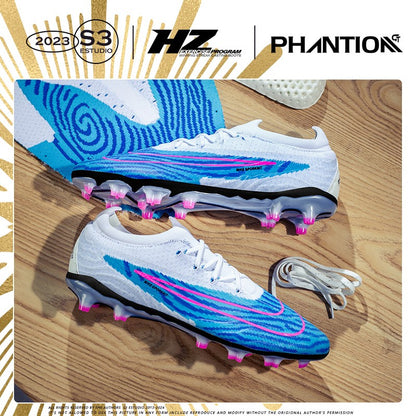 High Quality Ultralight Men ‘s Soccer Shoes Non-Slip Turf Soccer Cleats Kids TF/FG Training Football Boots Chuteira Campo
