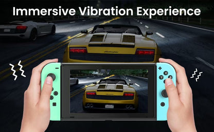 Wireless Switch L/R Controllers Hall Joystick RGB Colorful Light BT 5.3 Wake Up Six-Axis Vibrating Joypad For Switch/Lite/Oled
