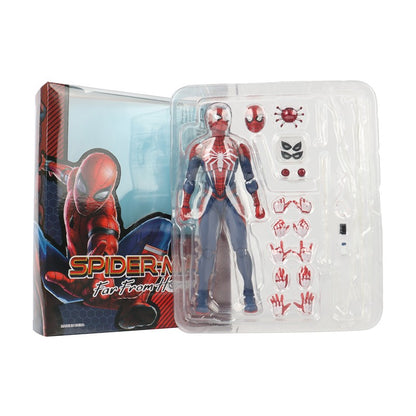 SHFiguarts Homem-Aranha Figuarts Versão de Jogo PS4 SHF Peter Parker Estilo Simples Ação Heroica Boneco de Ação Brinquedos de Modelo Presente