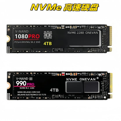 2025 SSD 990 1080 Pro M2 NVME 1T 2T 4T Unidade de Disco Rígido de Alto Desempenho para PC PS5 Portátil e Desktop