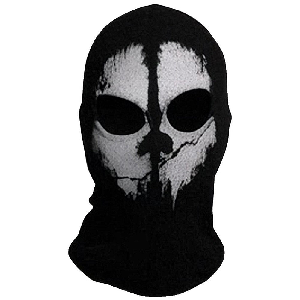 Halloween Ghost Full Face Mask Skull Scary Ghost Skeleton Motorcycle Cycling Headmask for Halloween Cosplay Balaclava Halloween