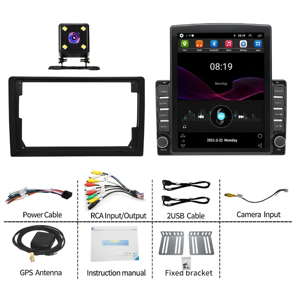 9.7in Car Stereo Radio GPS For For Dodge Ram 1500 2500 3500 2013 - 2018 For Carplay GPS Navigation Audio Multimedia Ram Player