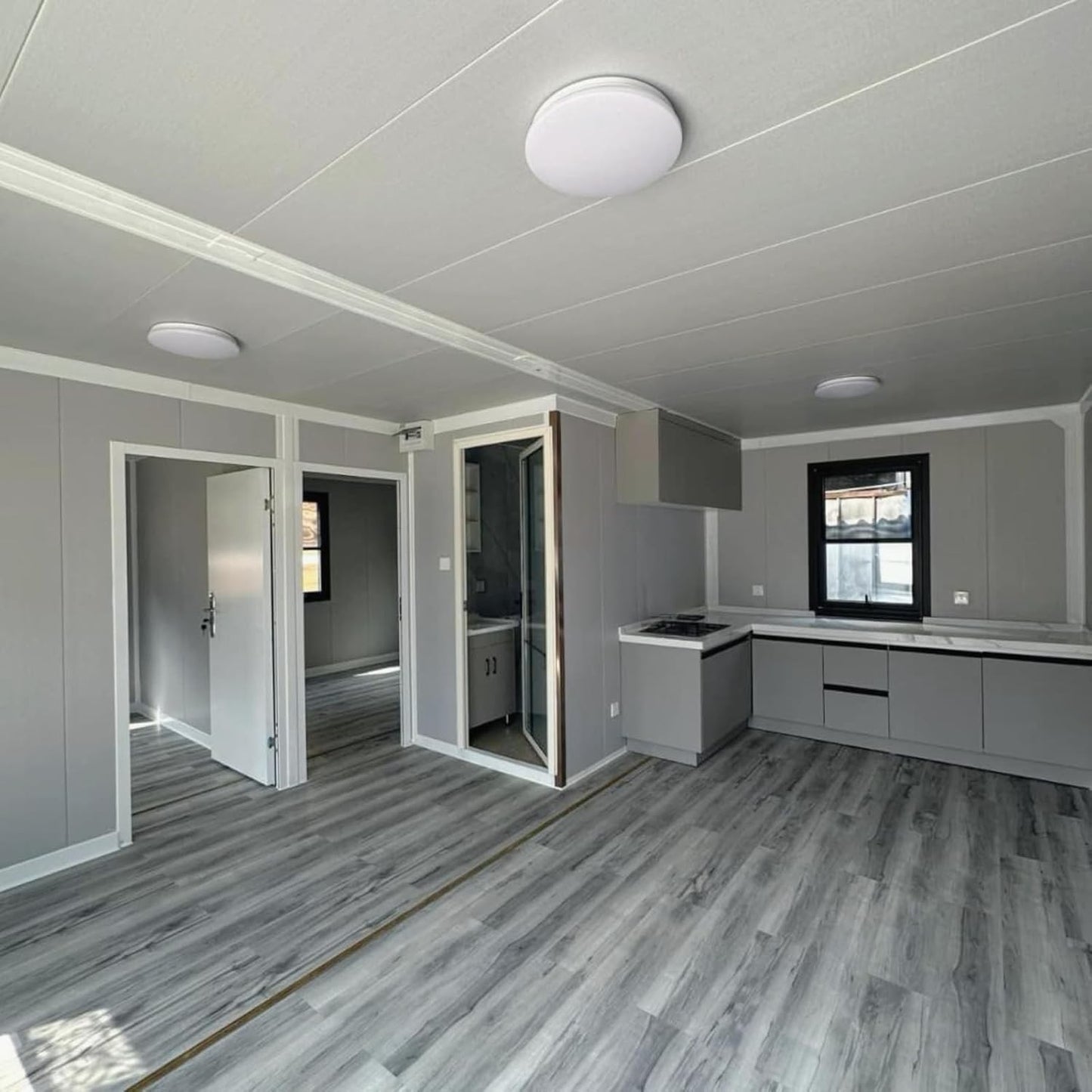 Prefab Tiny Home for Sale 20ft Expandable Container House 2 Bedrooms Kitchen and Bathroom Tiny House To Live in For Adults