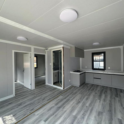 Prefab Tiny Home for Sale 20ft Expandable Container House 2 Bedrooms Kitchen and Bathroom Tiny House To Live in For Adults