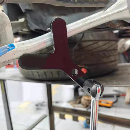 1 Conjunto Ferramenta de Alavanca de Braço de Controle Inferior Automotivo Chave de Barra de Alavanca para Catraca de 1/2 Chave de Boca Aberta Ferramenta de Desmontagem de Eixo de Tração de Semi-eixo