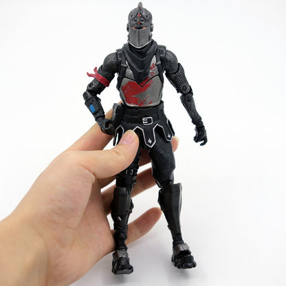 Fortnite Raptor Cavaleiro Negro Soldado Caveira Líder do Esquadrão Abraço Boneco de Ação Decoração de Quarto Brinquedos Presente para Crianças