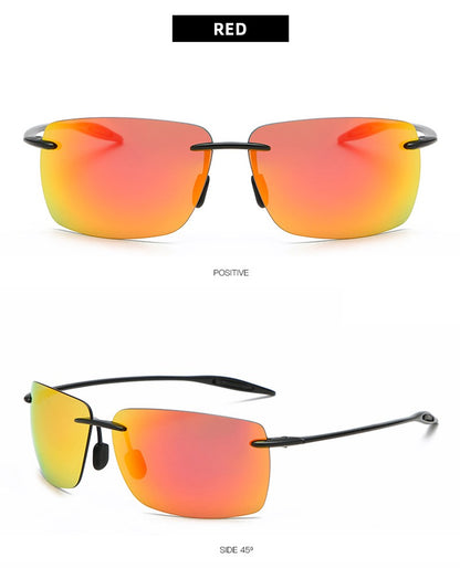 Óculos de Sol TR90 Ultraleves Masculino Feminino Sem Aro Driver Óculos de Sol para Dirigir Moda ao Ar Livre Pesca Caminhada Corrida Esportes